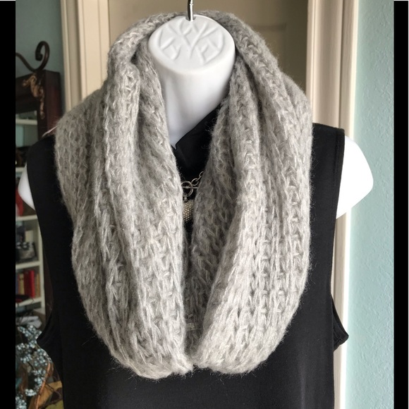 Gray Infinity Scarf - Picture 2 of 2
